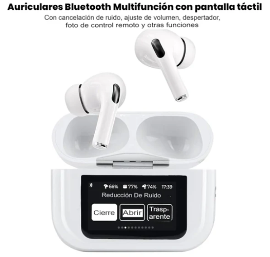 Audifono BlueTooth Inalambrico Pantalla TACTIL ANC/ENC
